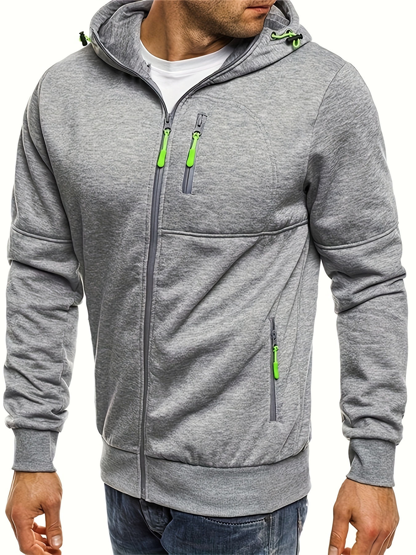 Running hoodie discount with zip pockets