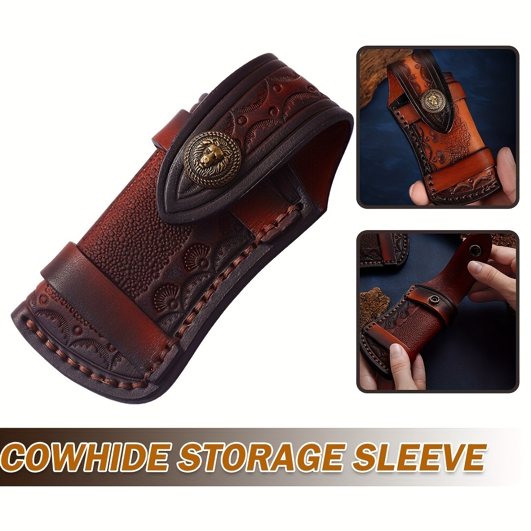 Gentlestache belt Knife Sheath, Knife Holster, Horizontal Knife Sheath for  belt EDC Knife Holster belt, Compact Draw Knife Holster : : Home  Improvement