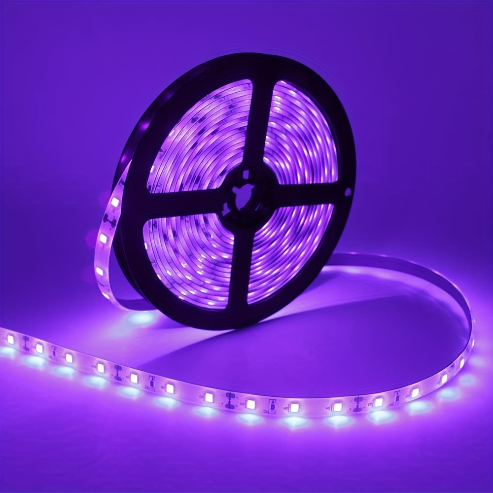 2 Barres de Lumière Noire 10W, Tube UV LED, Lampe Violette Portable, 5V USB  Alim