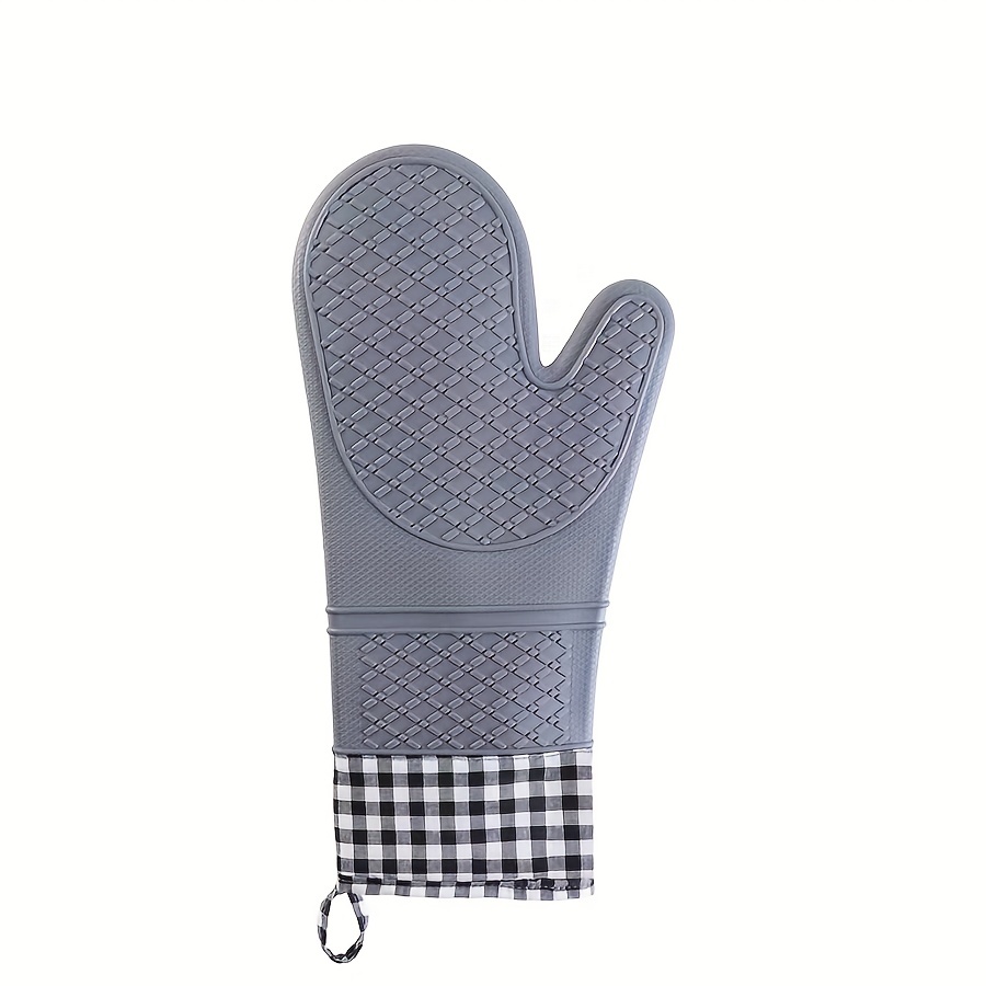 Hot New Silicone Oven Mitts Potholder Gloves for BBQ Non-slip Heat