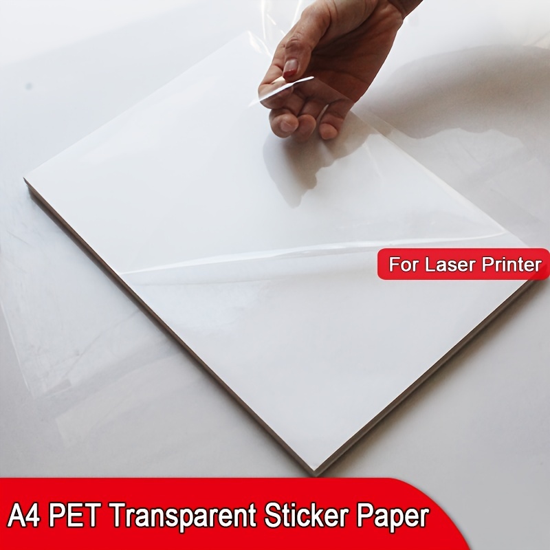  Papel adhesivo impermeable transparente para imprimir