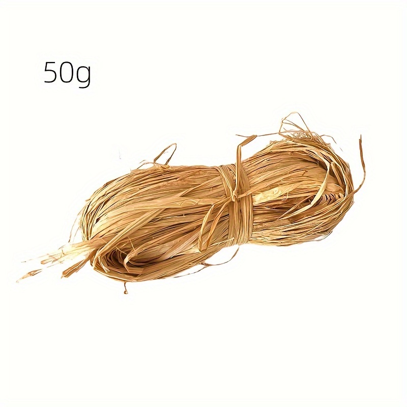 Natural Undyed Raffia Bundle String 50g Bundle 