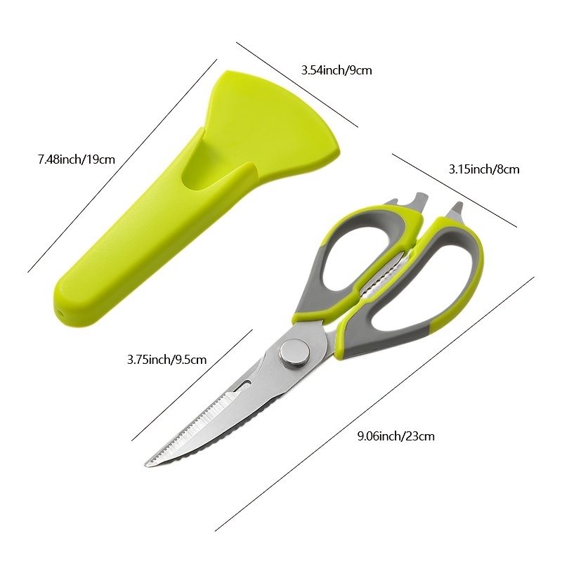 Kitchen Scissors w/ Magnetic Sheath