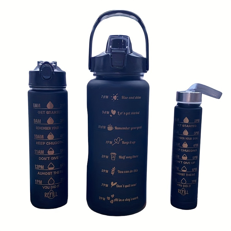 Botella de agua Deportiva motivadora 3 pcs – Tienda Online Tenemos lo que  buscas en Hogar, Tecnología, Cuidado Personal, Deporte, Deco-iluminación,  Accesorios para auto