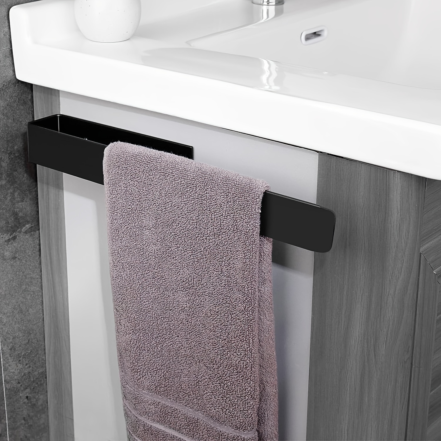 Hanging Towel Rack Towel Holder For Kitchen Toilet Cabinet - Temu