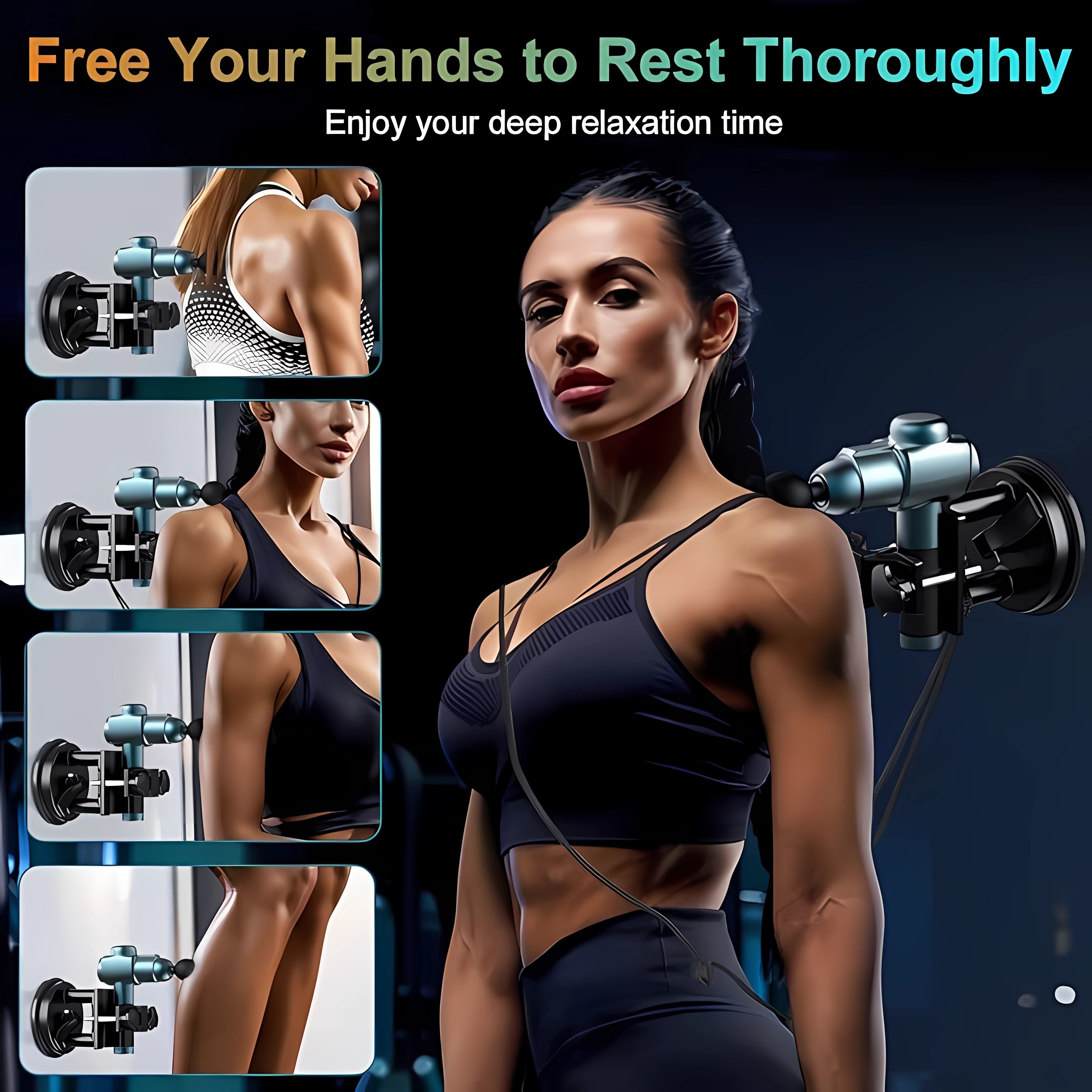 Hand free Massage Gun Mount Strong Vacuum Suction Cups - Temu Morocco