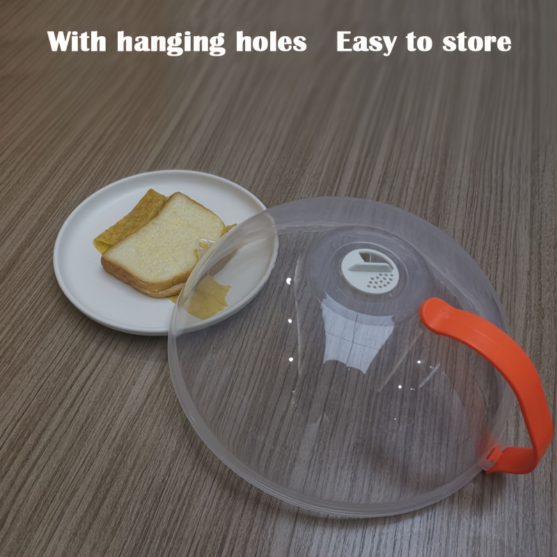 Microwave Oven Splash-proof Cover Hanging Holes