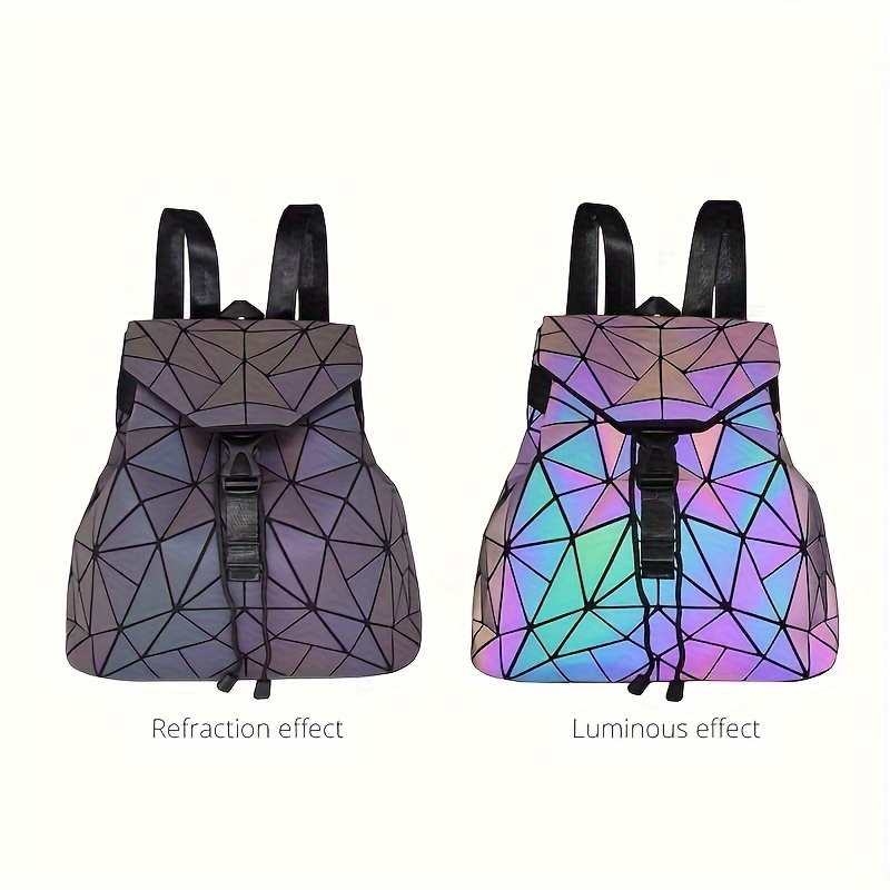 luminous backpacks womens three piece set crossbody bag  display picture 2