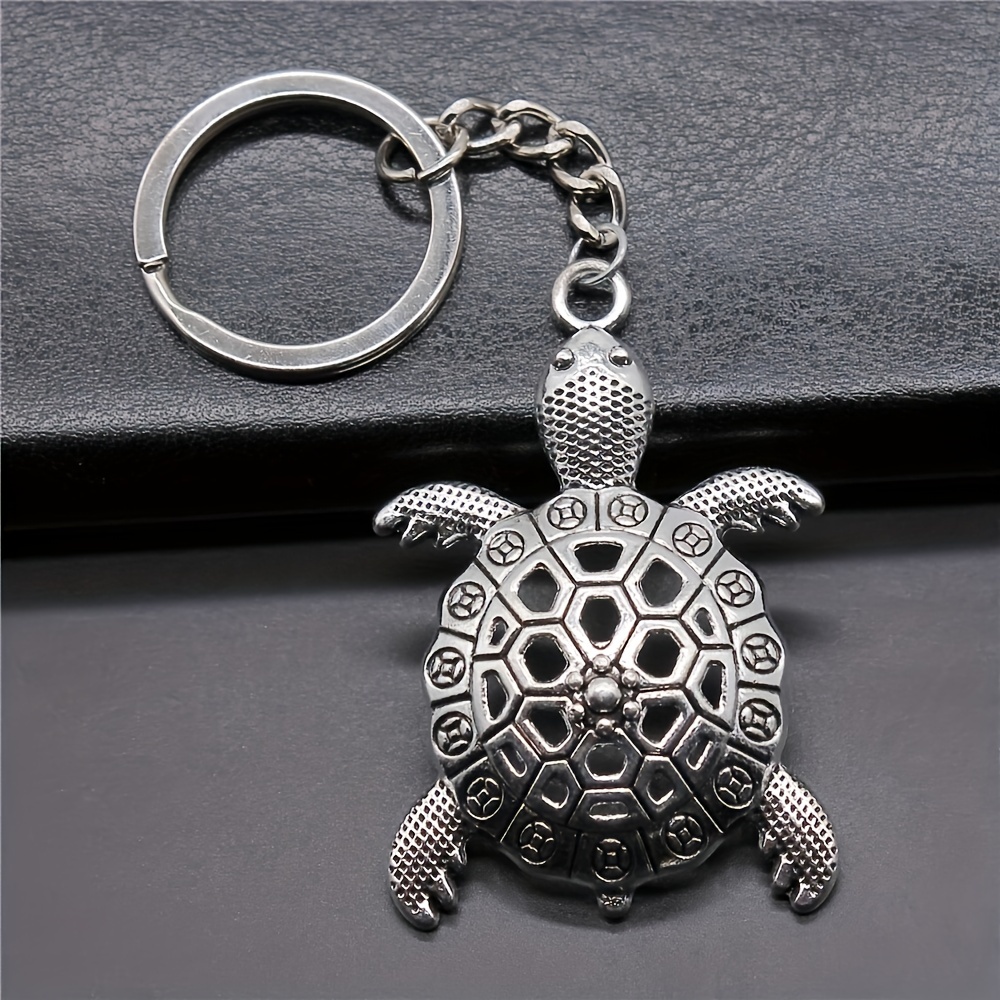 Vintage Personnalité Tortue Pendentif Porte-clés, Accessoires De Porte-clés  De Voiture