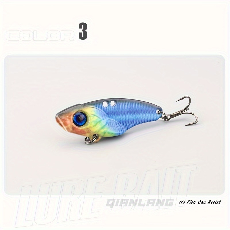 3d Printing Vib Fishing Lure Minnow Bass Bait Treble Hook - Temu Canada