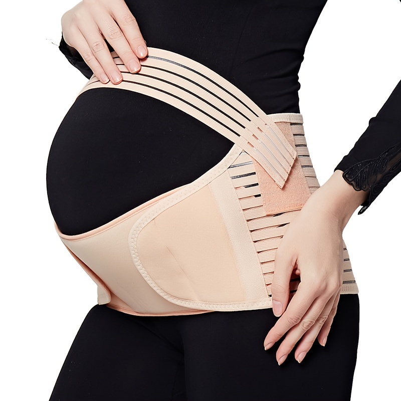 Maternity Women's Belly Bands, Pregnancy Belly Support Band for Relieving Back, Pelvic, Hip Pain, Postpartum Use for Abdominal Contractions,Temu