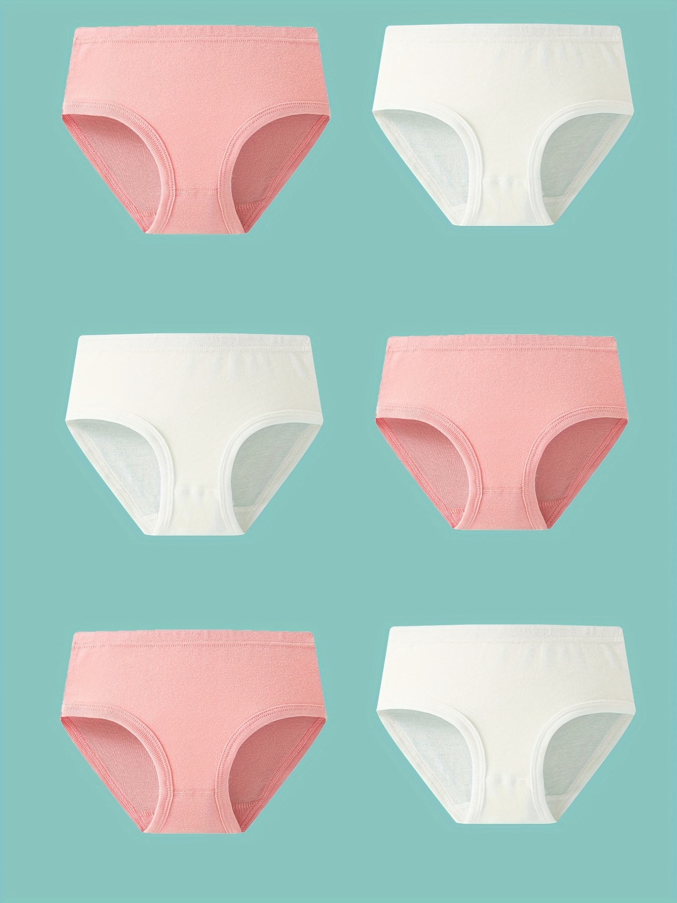Girls Simple Triangle Pants Elegant Underwear Comfy Girls - Temu Philippines