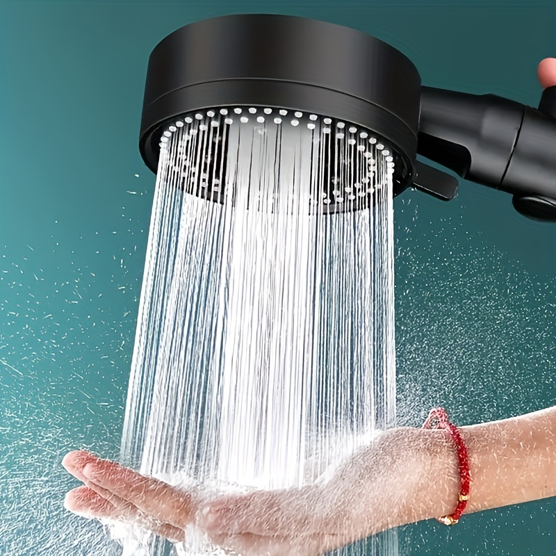 

High-pressure Shower Head, Multi-functional Hand Held Sprinkler With 5 Modes, 360°adjustable Detachable Hydro Jet Shower Head With Pause Switch