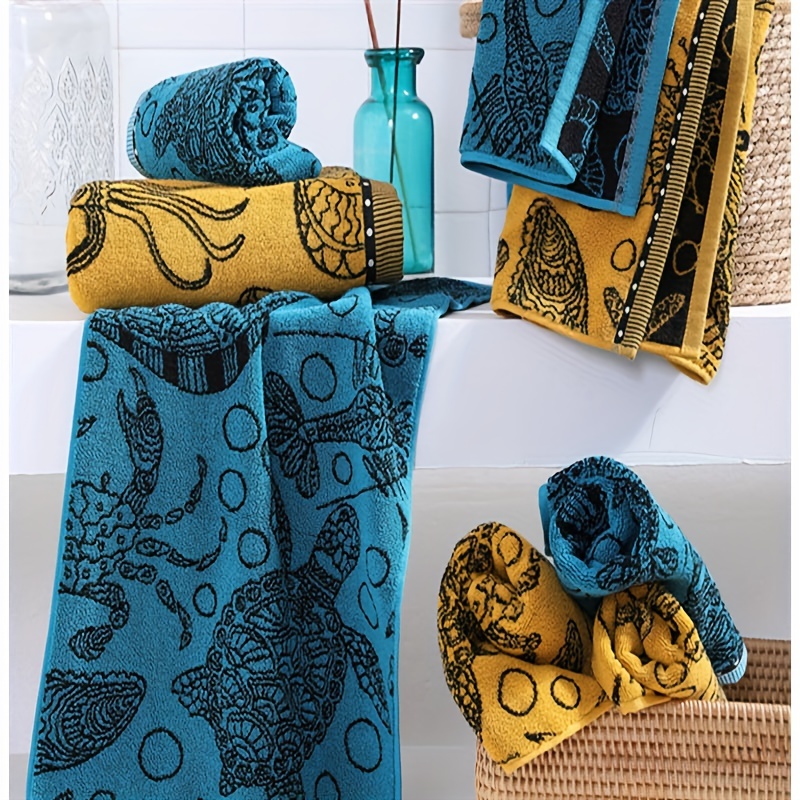 Super Absorbent Soft Cotton Hand Towel Face Towel Bath Hand - Temu