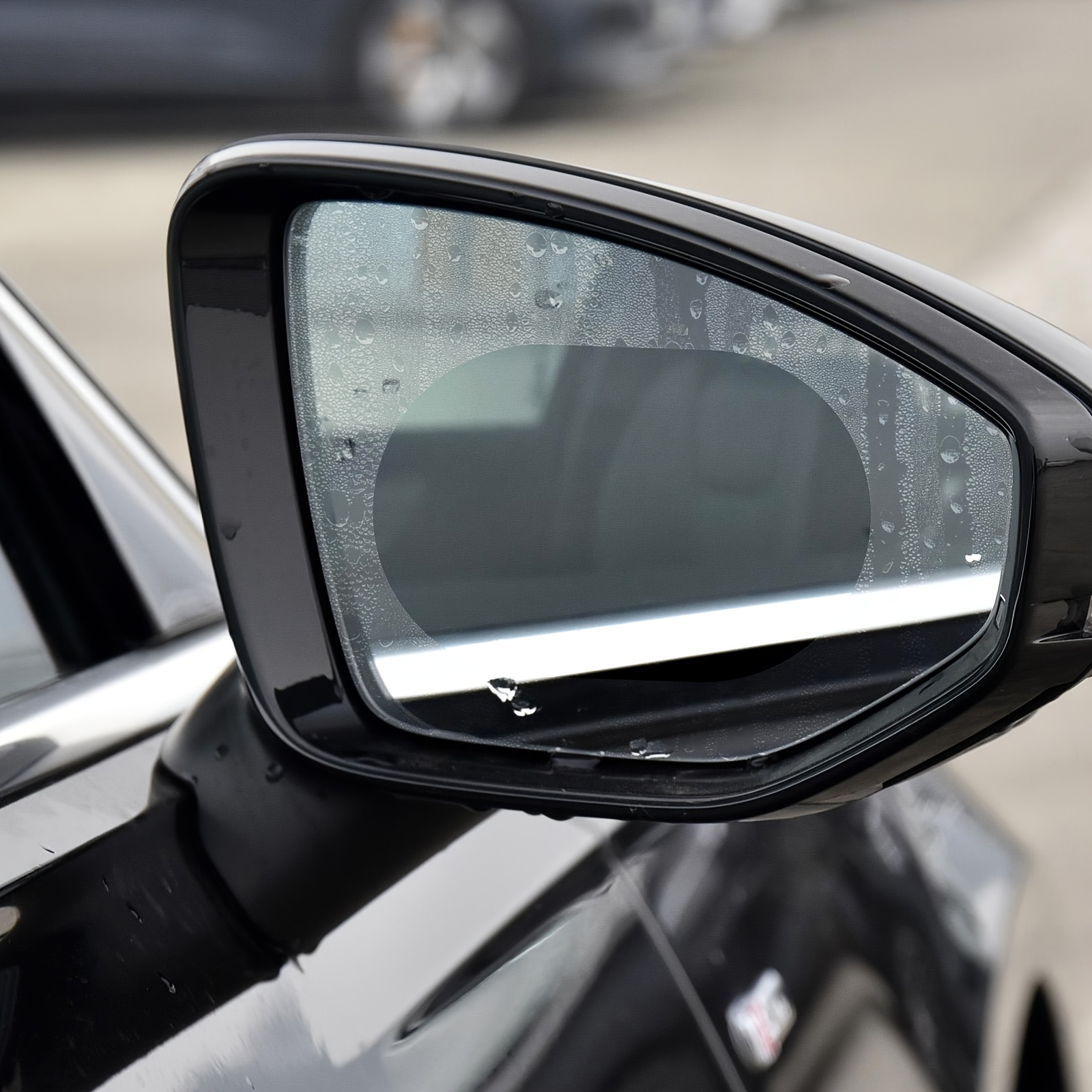 Premium AI Image  Marvelous Black Car Side Mirrors Isolated on White  Background