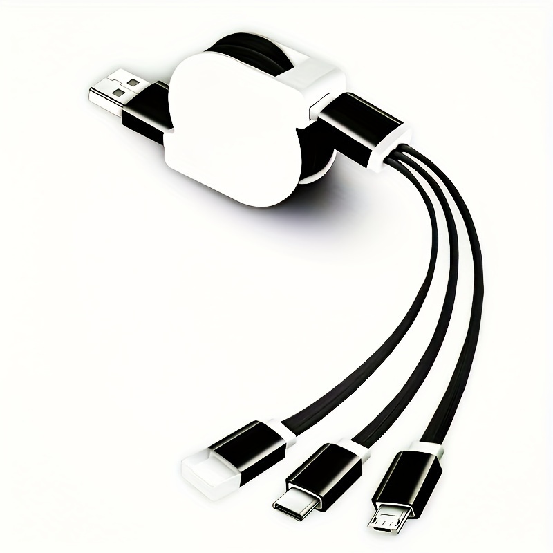 uni - Cable USB-C a USB-C, cable de nailon trenzado de carga rápida de 100  W y 10 pies de largo USB tipo C 5A compatible con MacBook Pro