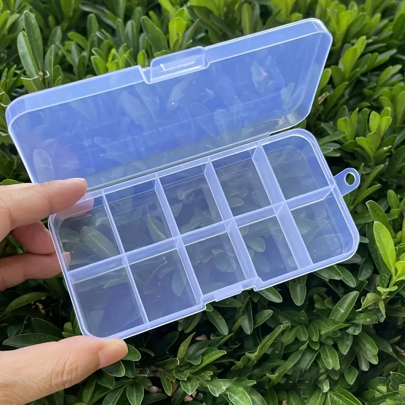Portable Clear Plastic Storage Box Jewelry Mini Goods - Temu
