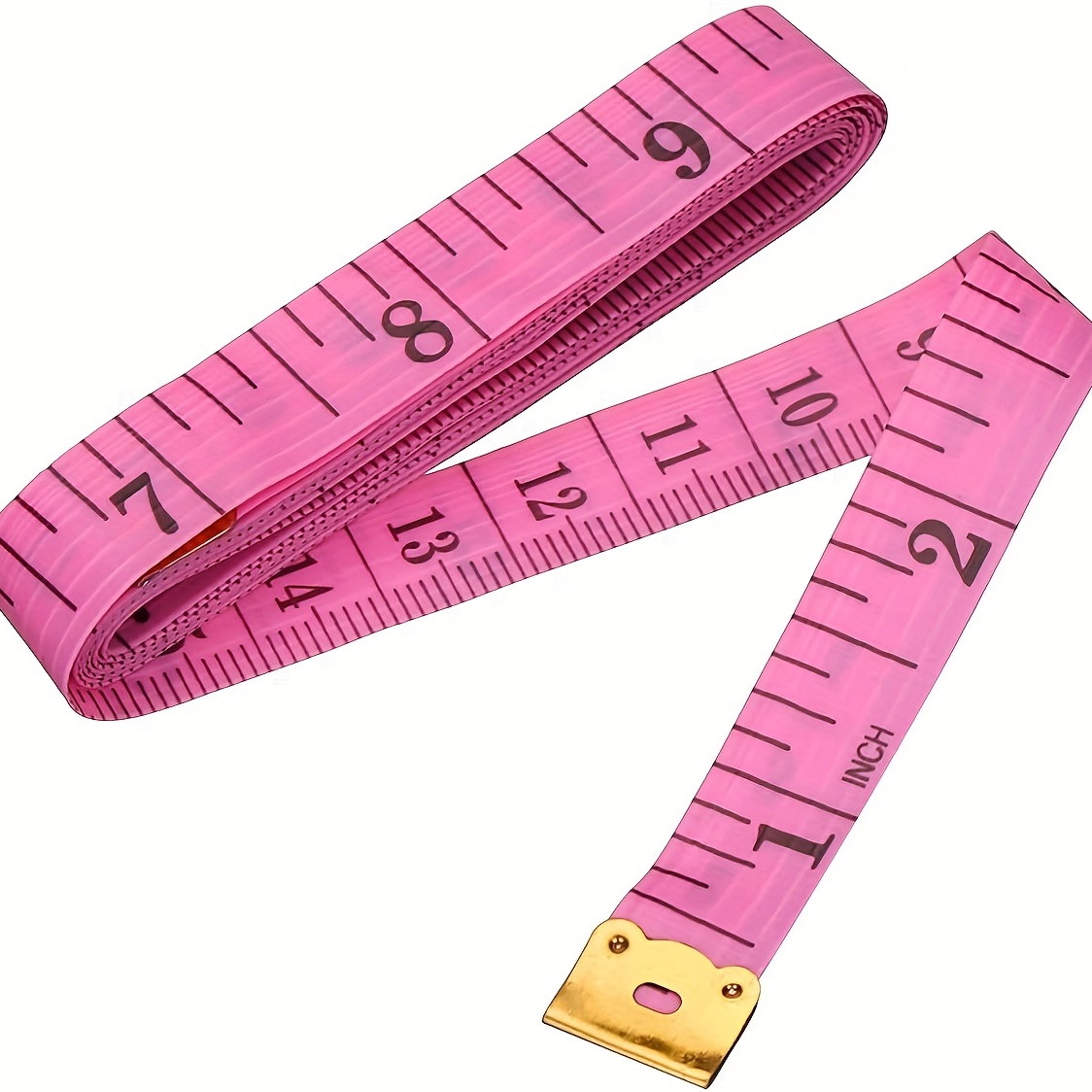  Tape Measure Measuring Tape for Body Sewing Tailor Fabric Cloth  Weight Loss Craft Supplies Soft Flexible Fiberglass Ruler Dual Scale  Measurement Tape (Pink, 60 INCH / 150 cm) : Arts, Crafts & Sewing