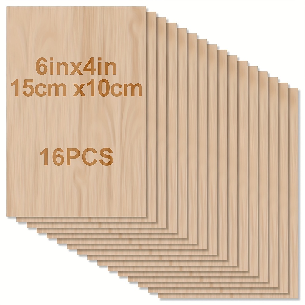 Solid Basswood Wood Slat Plank 1/4 X 4 X 12 Long Woodworking 