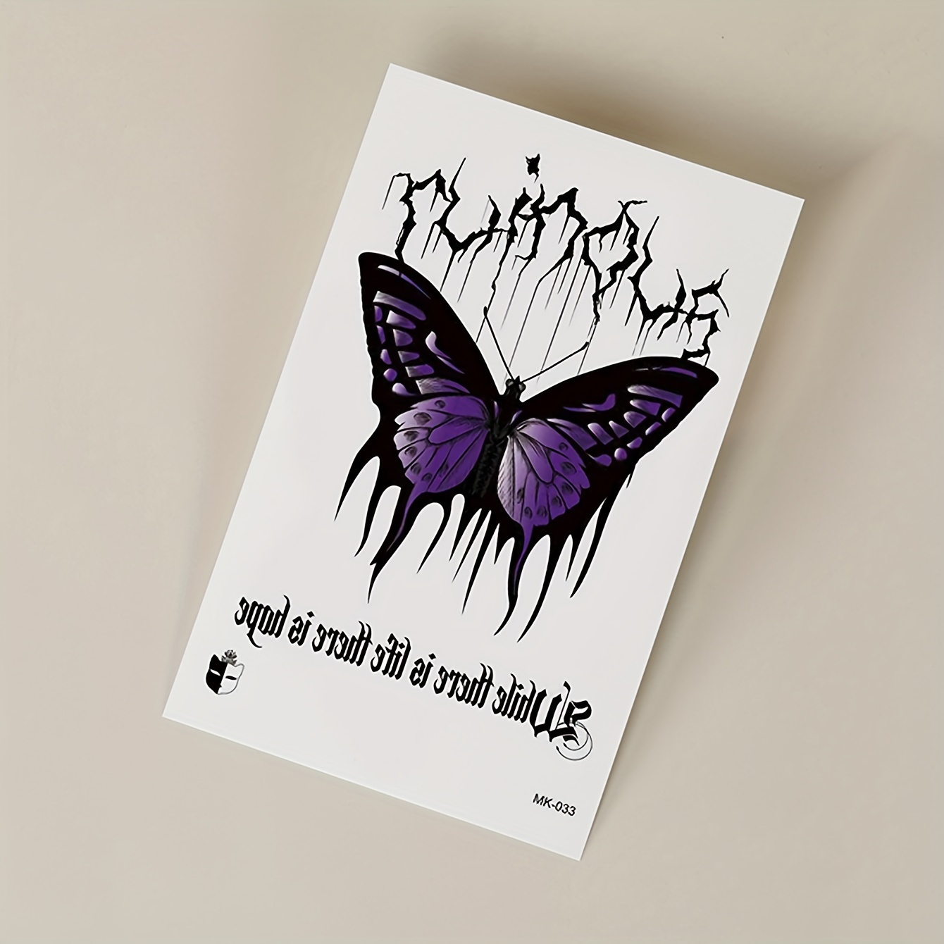 6 Large Sheets Colorful Butterfly Temporary Tattoos For - Temu