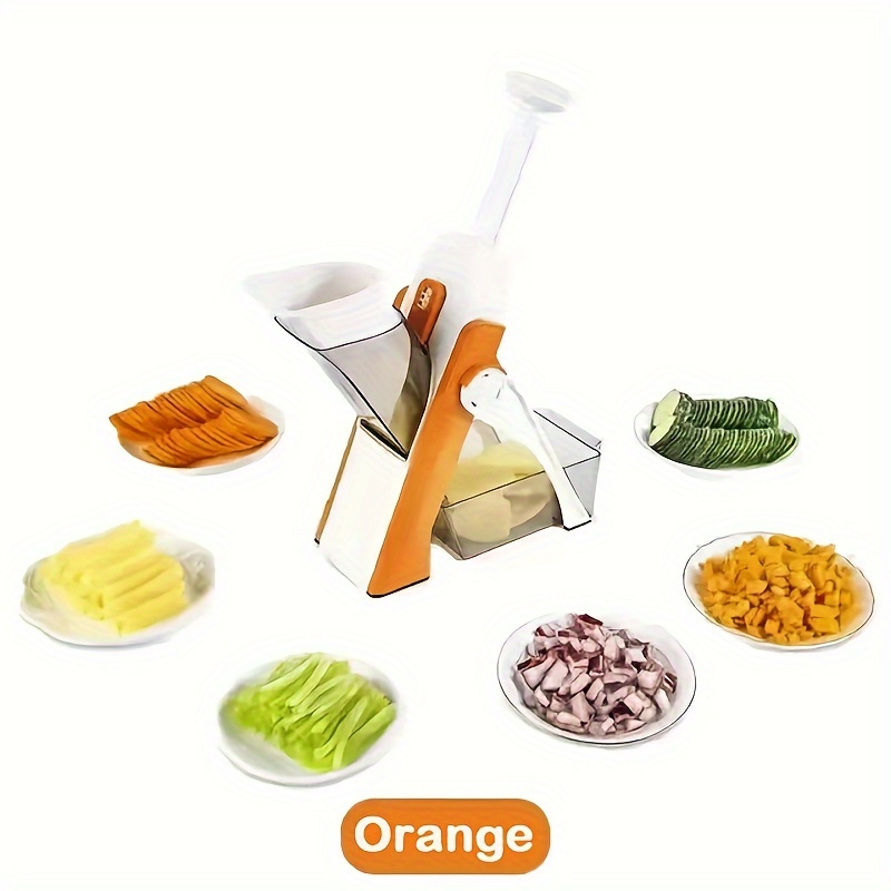 Food Chopper & Vegetable Dicer w/ 6.3 Cup Storage Container - On