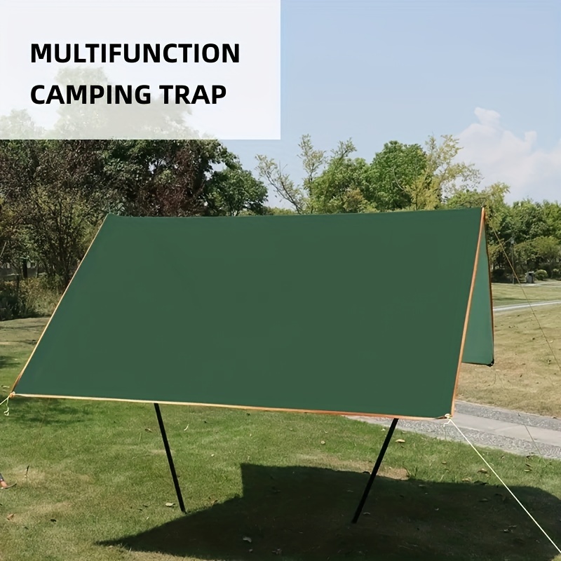 PU3000 Windproof Tarp Moisture Washable Floor Mat Sunshade Canopy Pocket Mat