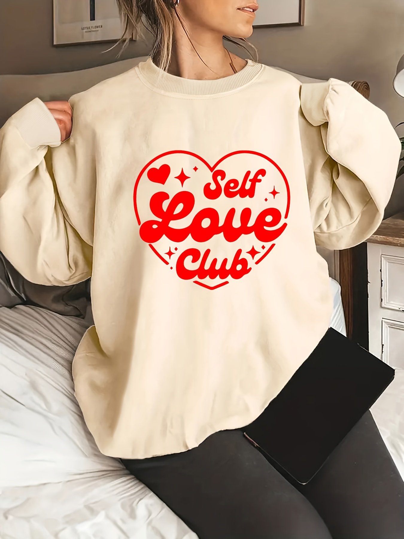 Love Sweatshirt - Temu