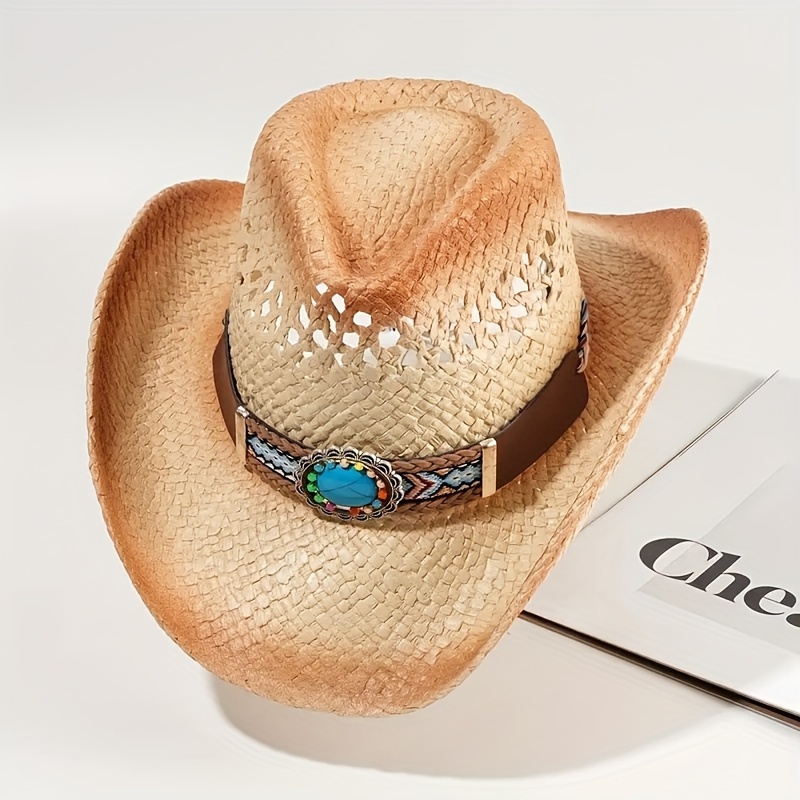 Sunhat for Women: Buttery Textured Chic Cowboy Sunshade Cap