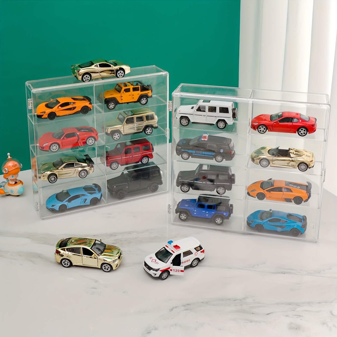 Caja almacenaje infantil de carton modelo cars