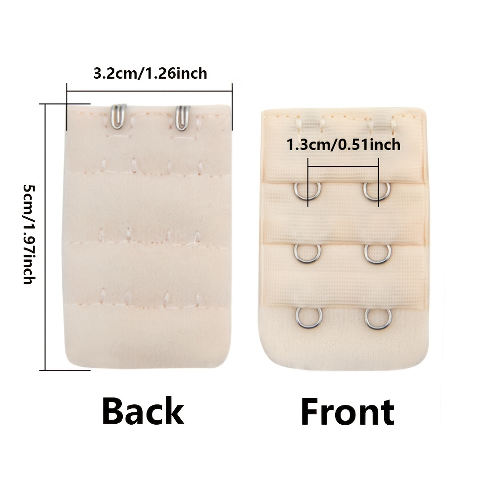 10pcs 2 Hooks Bra Extenders Buckles, Comfortable Adjustable Bra Band For  Braless Look, Women's Lingerie & Underwear Accessories