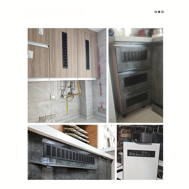 

1pc Aluminum Alloy Ventilation Grille For Cabinets & Shoe Storage - Air