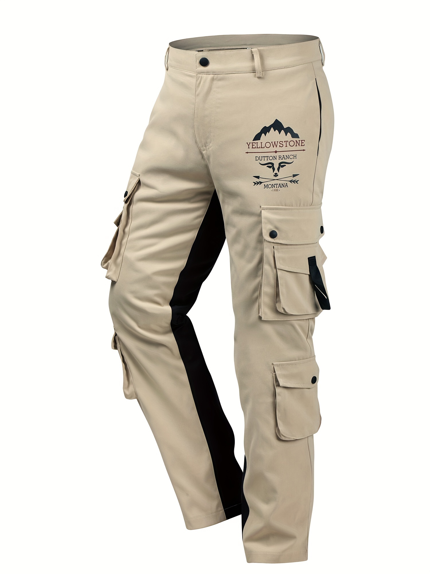 Womens Cargo Multi Pockets Casual Outdoor Loose Pants Long