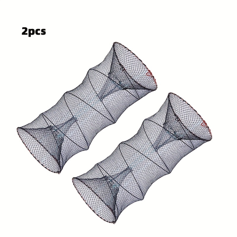 Fishing Bait Trap, 2 Packs Crab Trap Minnow Trap Crawfish Trap, Lobster  Shrimp Collapsible Cast Net Fishing Nets, Portable Folded Fishing  Accessories