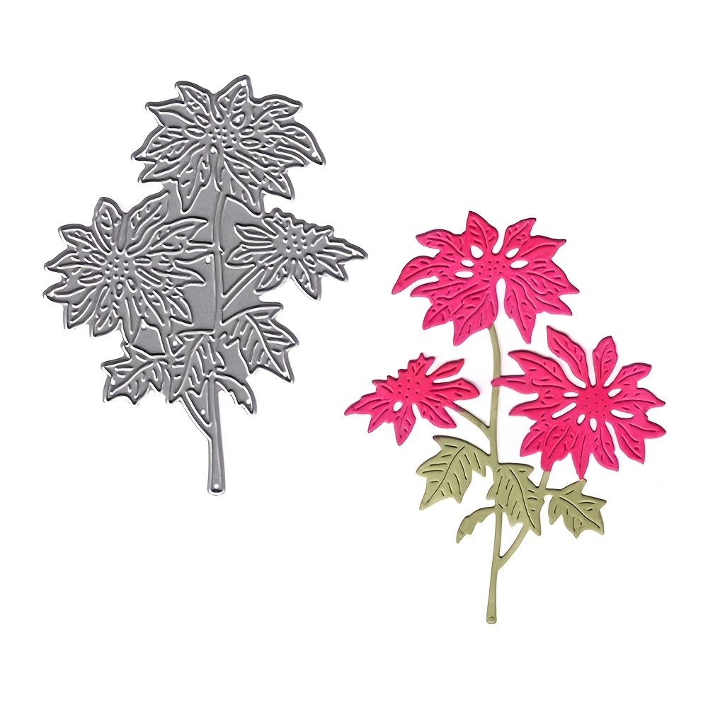 1 Pç Poinsettia Flower Cutting Dies Para DIY Crafting Scrapbooking Supplies  Álbum De Fotos Papel Decorativo Die Cuts Molde De Cartão Fazendo Molde -  Temu Portugal