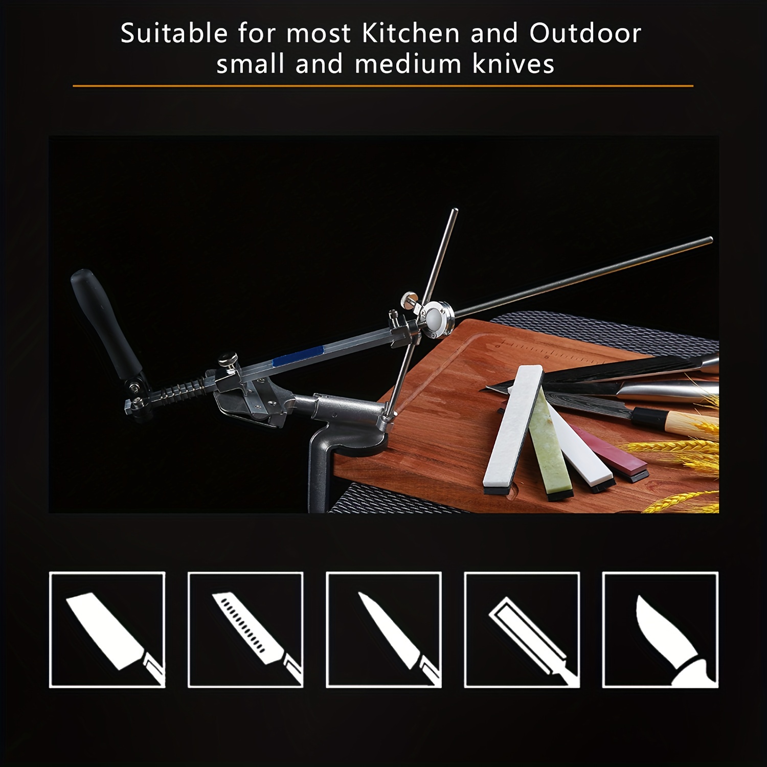 1 Set Kit d'affûtage de couteaux système professionnel de - Temu Belgium