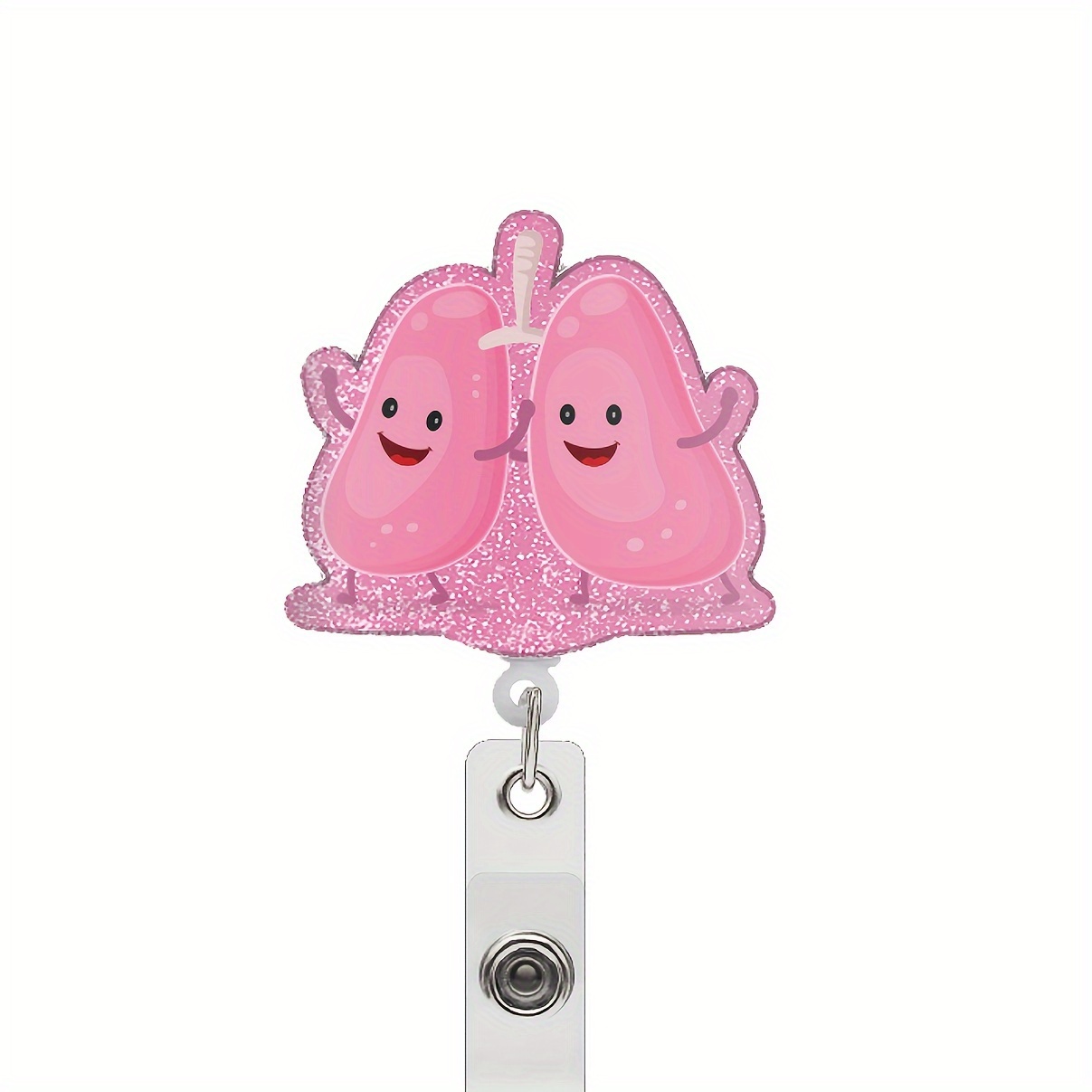 Felt ID Buckle Badge Reels Retractable Cute Teeth Shape Holder Gifts Love  Tooth Abs Office Nurse 