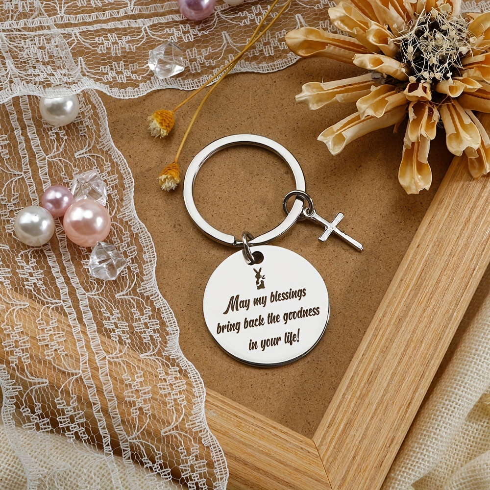 Keyring Bag Charm Gold or Silver for Your Backpack and 