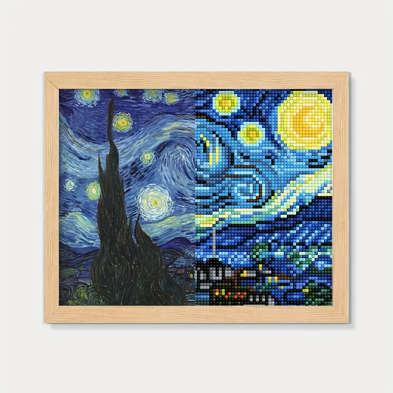 Van Gogh Starry Night Diamond Painting Kits Adulti Full - Temu Italy