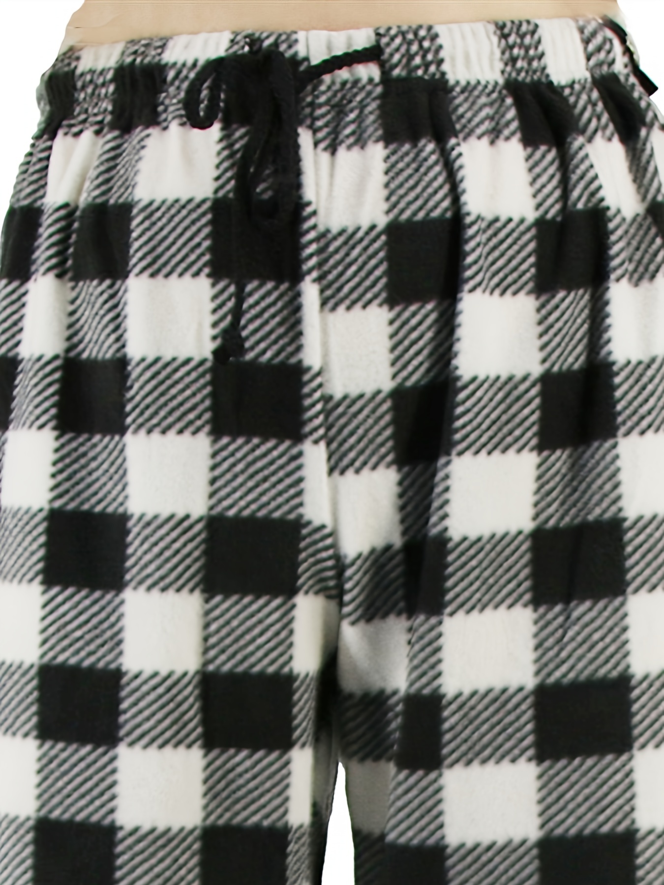 Women Plaid Pajama Pants Fuzzy Pack Long Thermal Lined - Temu Germany