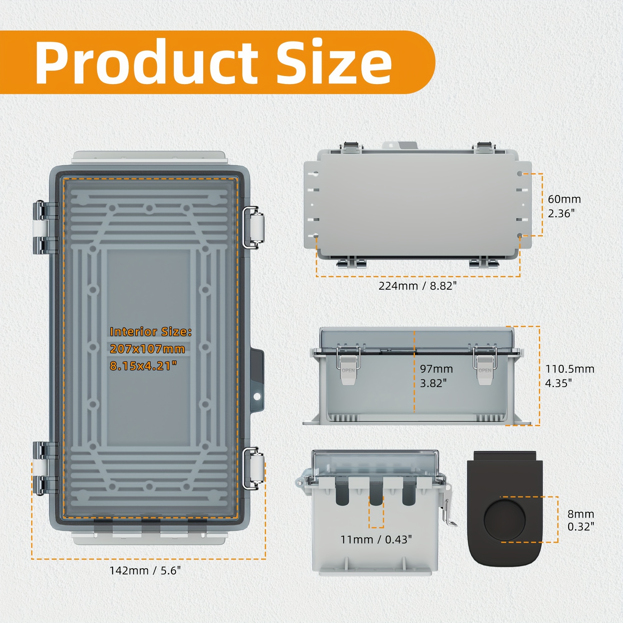 Outdoor Junction Socket Box Waterproof Electric Box - Temu South