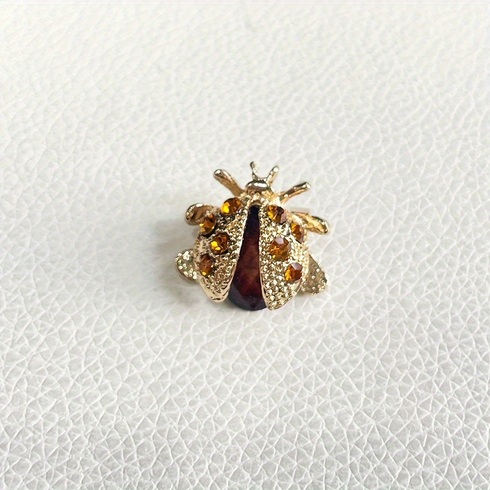 Inlaid Shiny Rhinestone Mantis Shape Alloy Brooch Vintage - Temu