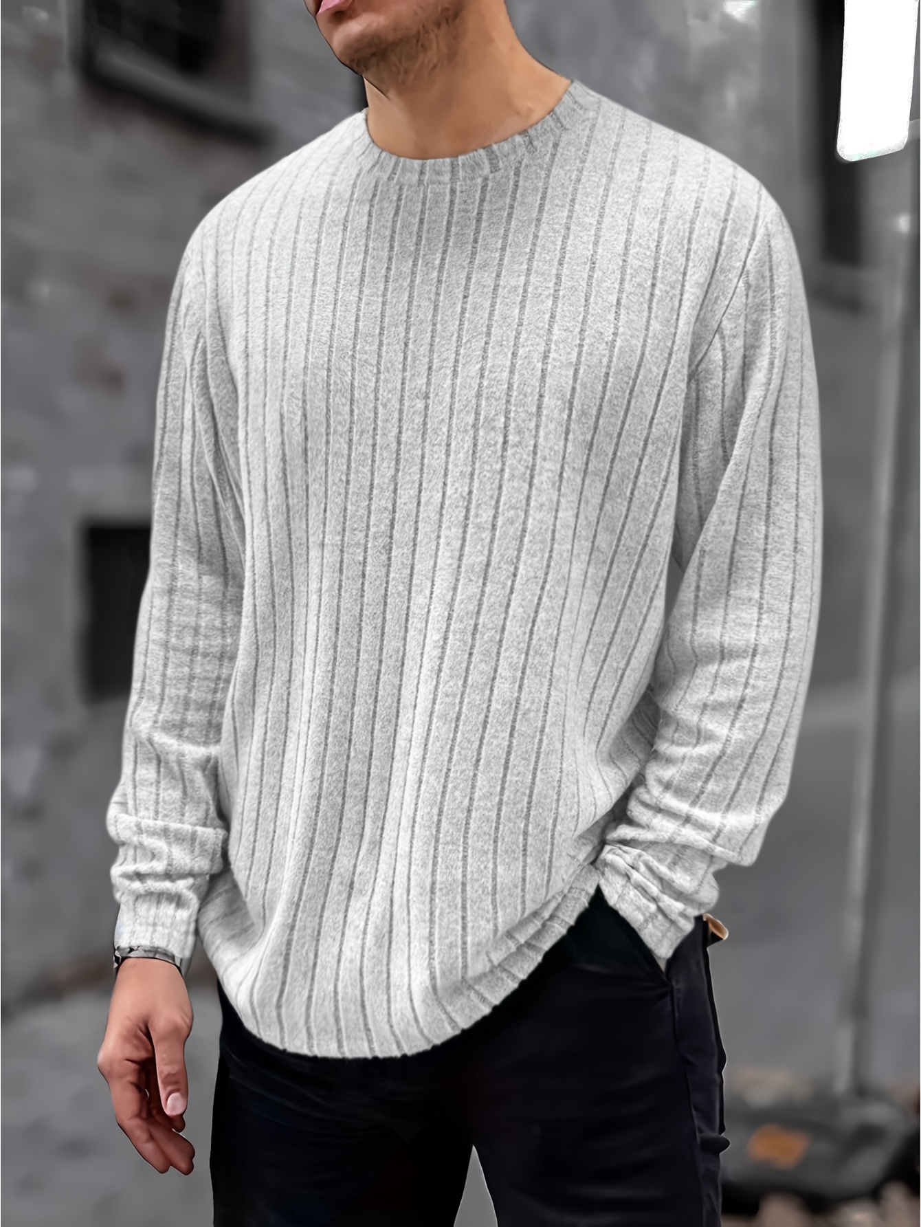 Compression Outfits Men Casual Crew Neck Long Sleeve - Temu Canada