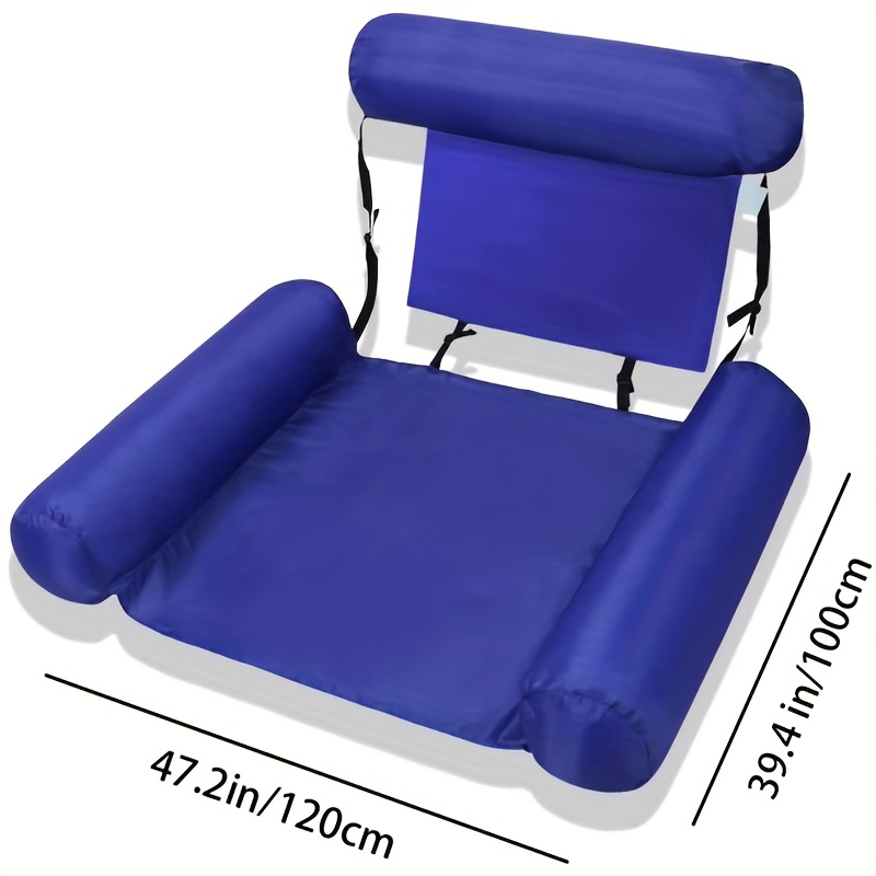 Chair Pool Seat Swimming Floating Water Bed Lounge Chairs - Temu