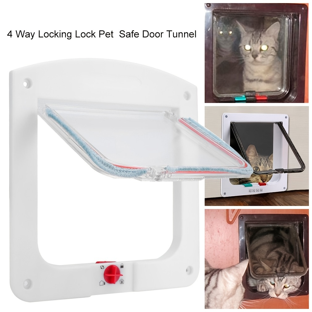 Puerta Interior Para Gatos - 4-Way Locking Cat Door de Pet Safe