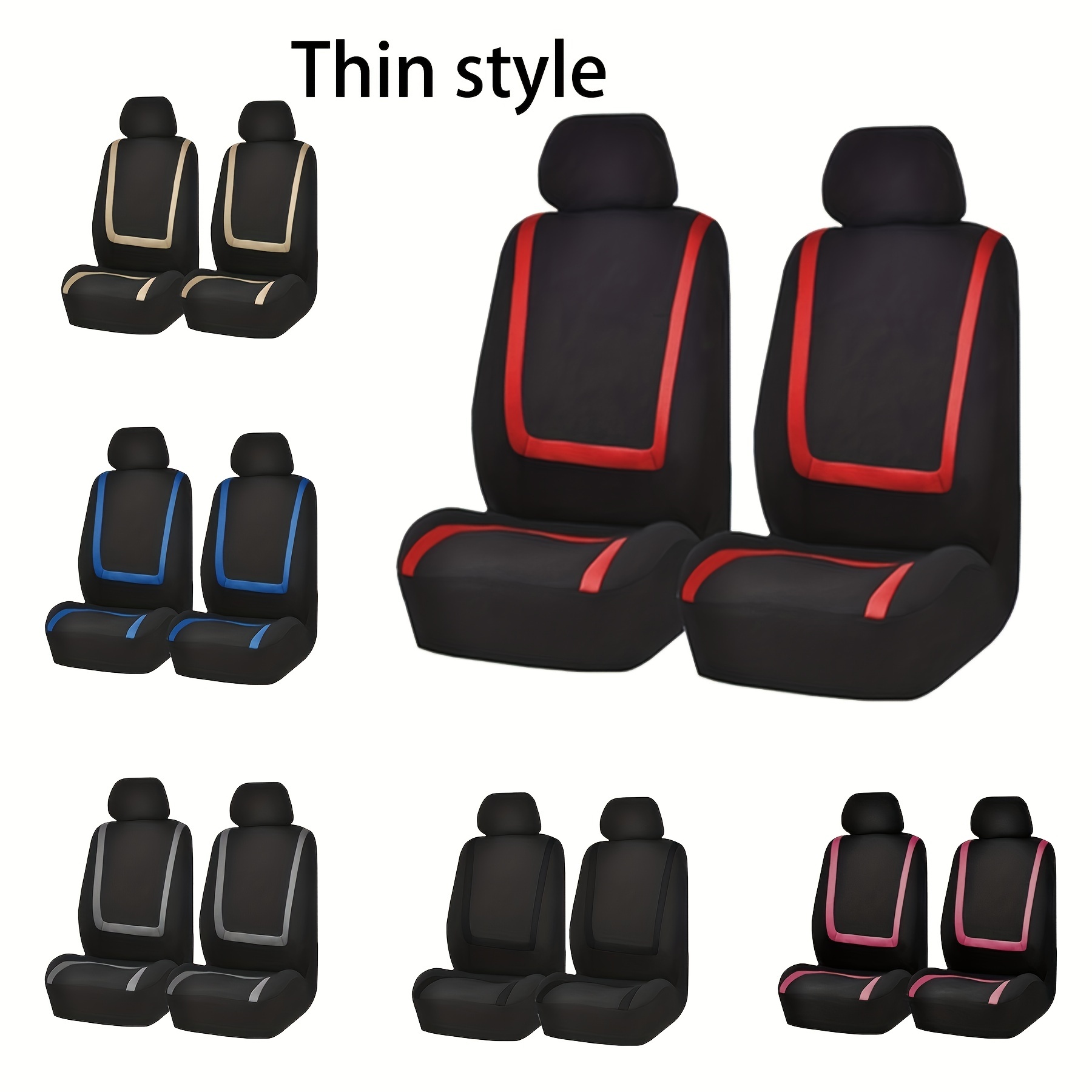 Car Front Seat Covers, Breathable And Waterproof Polyester Split, Vehicle  Seat Protection Driver Interior Accessories, Suitable For Cars,suvs - Temu  United Kingdom