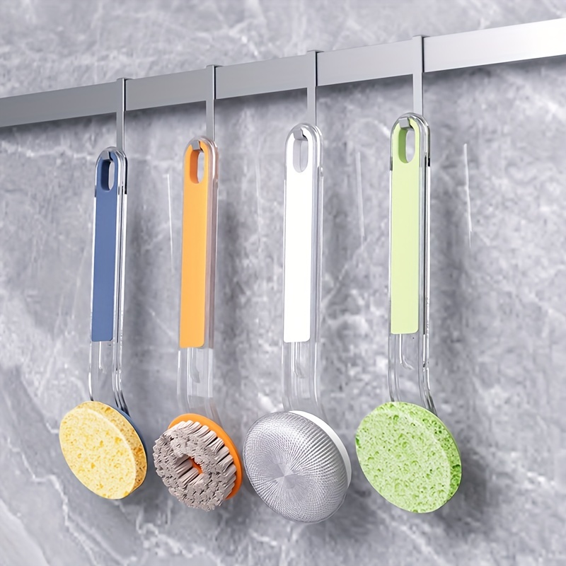 Kitchen Cleaning Tools Set Steel Wire Balls With A Handle - Temu