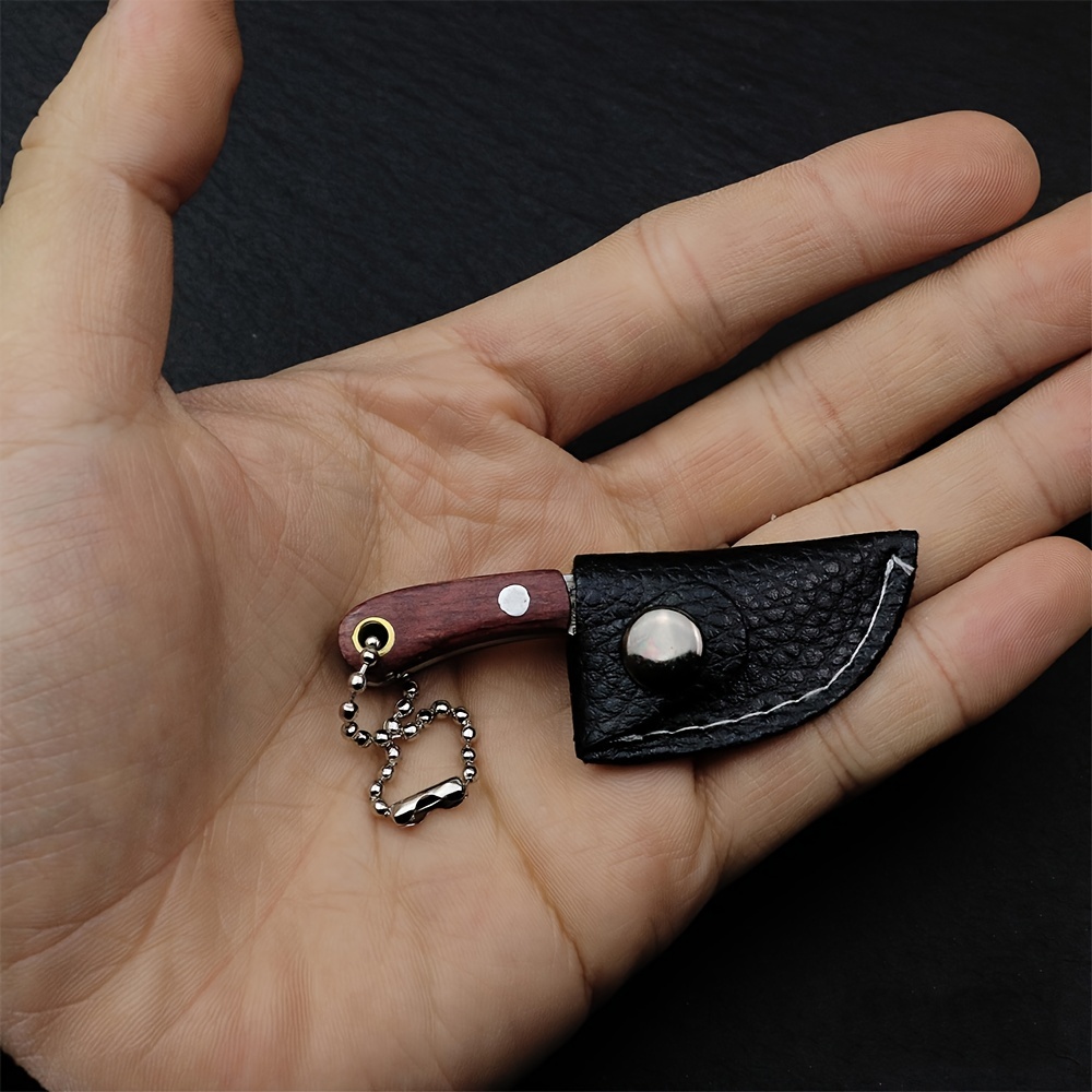 Mini Knife Decorative Mini Knife Mini Damascus Pattern - Temu