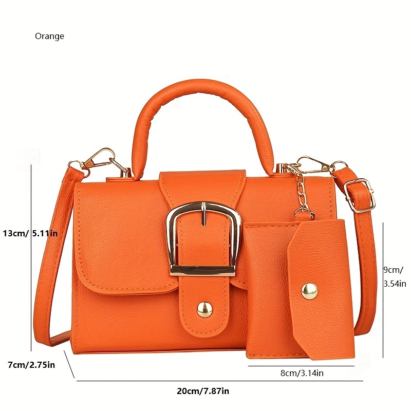 Pu Leather Handbag Handle Strap Faux Leather Short Purse - Temu