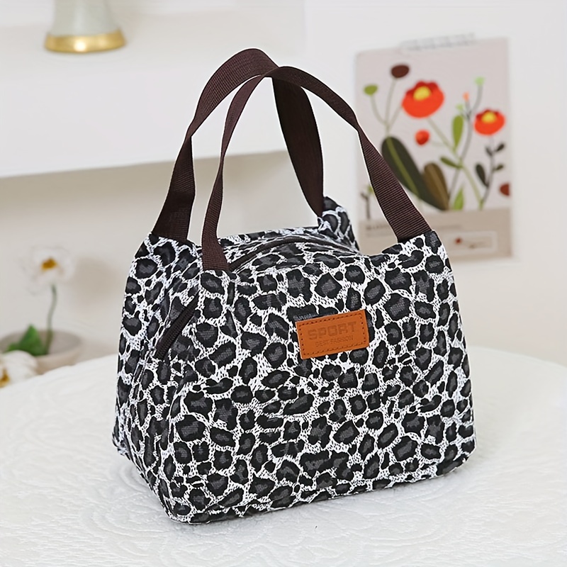 Insulated Lunch Box - Leopard  Stylish lunch bags, Lunch box, Women lunch  bag