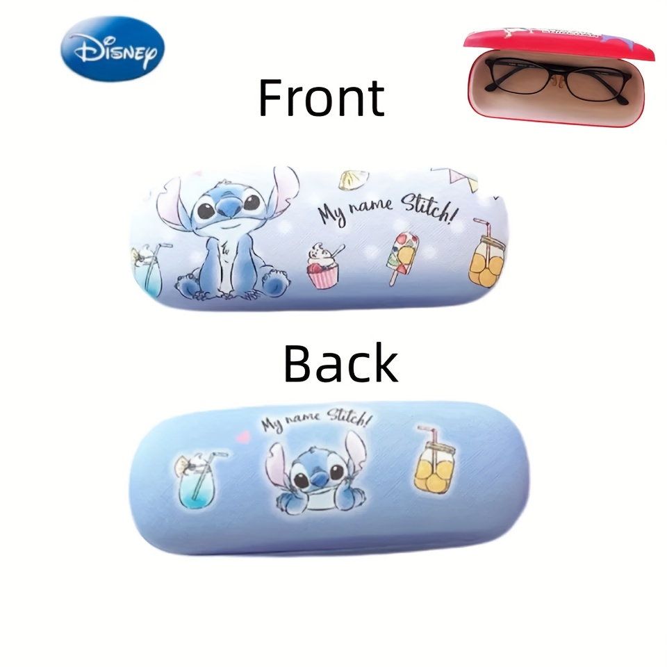 

Cartoon Stitch Figure Printed Glasses Case Hard Shell Protective Case Anime Stitch Student Glasses Storage Box